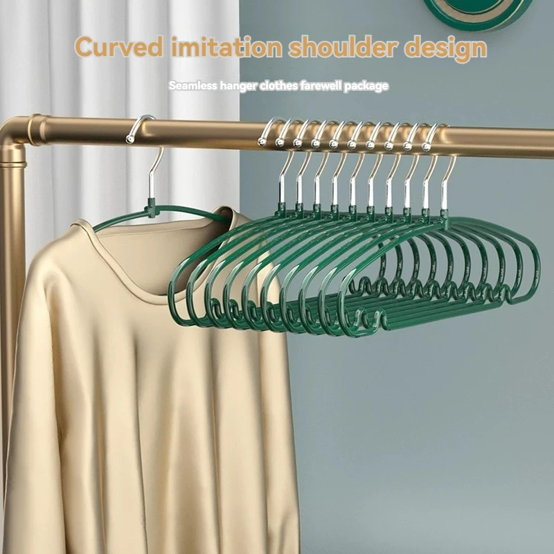 Seamless Clothes Hanger, Household Clothes Hanging Support, Anti-Shoulder Corner, Dormitory Wardrobe, Anti-Slip Hook for Drying