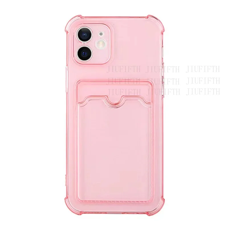 Card Holder Clear Phone Case with Wallet Functionality