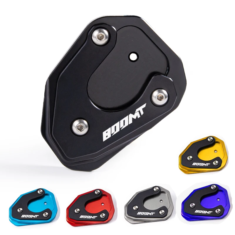 Enhanced Motorcycle Side Stand Extension Pad Bracket