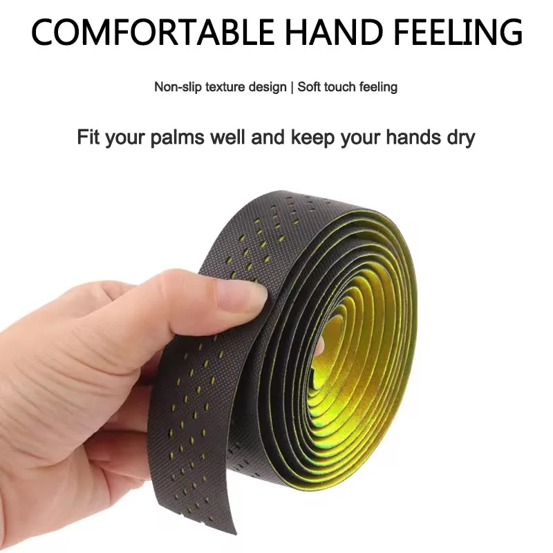 Road Bike Tapes Breathable Bicycle Handlebar Cover Soft Bicycle Handle Bar Warpper Band Speed Road Gravel Cycling Bike Grip Tape