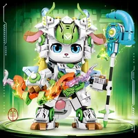 Articulated Mecha Panda Building Kit - DIY Robot Model Toy, Educational Gift for Boys Age 6-12, Birthday & Children's Day 5