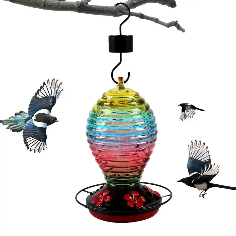 

Hummingbird Feeder Hummingbird Feeder For Outdoors Patio Heavy Duty Tree Bird Feeder Flower Hummingbird Feeder With Flower