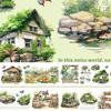 2M/Roll Rural Life Scenery Washi Tape Retro Farm Scene Stickers For Scrapbooking Supplies Journal Bullet Journaling Art Crafts 3