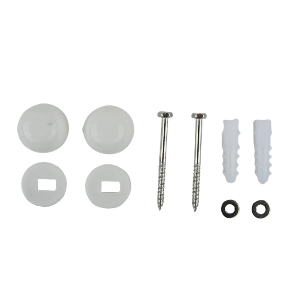 Bidet Anchor Toilet Accessories Silver Stainless Steel+Plastic Bolts Set Fitting Screws For Bathroom Decoration