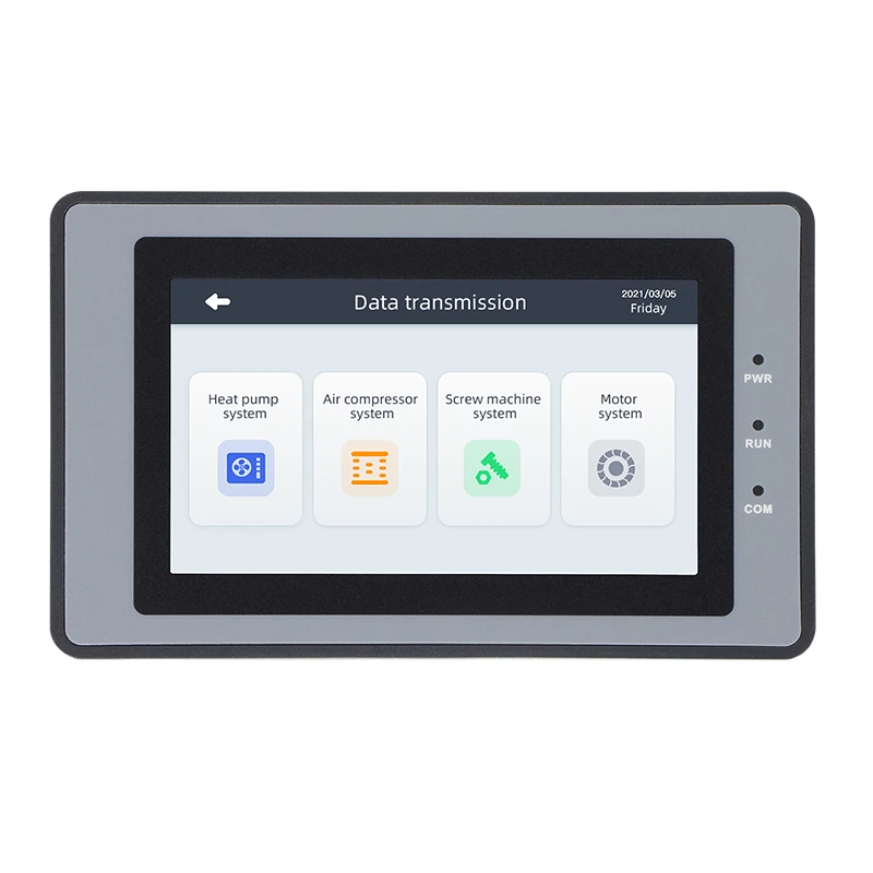 4.3 Inch LCD Touch Screen Ethernet RS485 232 Communication DC19-30V LAN RJ45 HMI for PLC