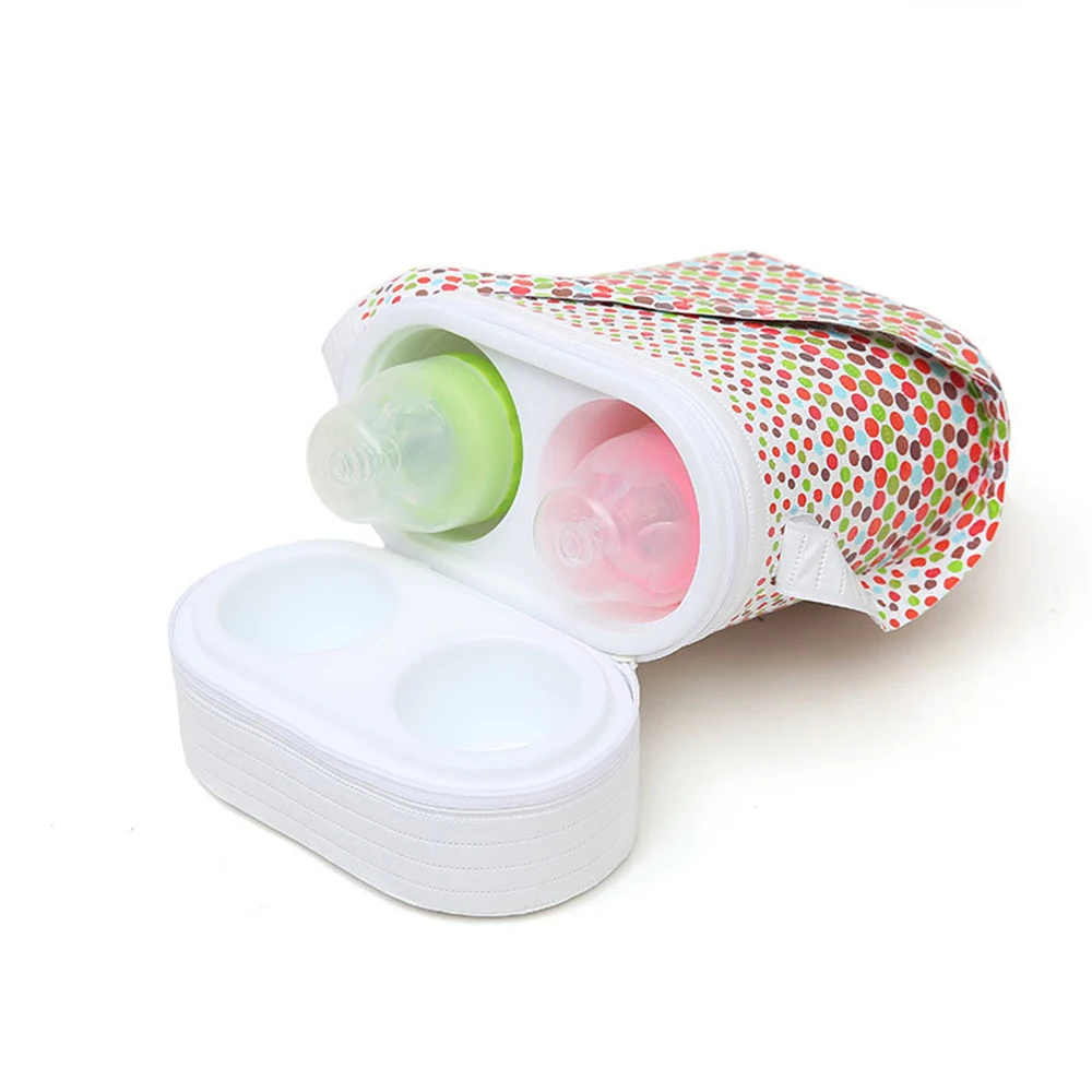 Baby Bottle Insulation Bag Feeding Breast Milk Fresh Keeping Cup Insulation Bucket Single/Double Barrel Kids Bottle Feeding Tool 4