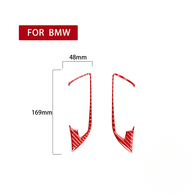 

For BMW Z4 E89 2009-2016 Carbon Fiber Stickers Car Inner Door Handle Bowl Cover Decoration Frame Trim interior Car Accessories