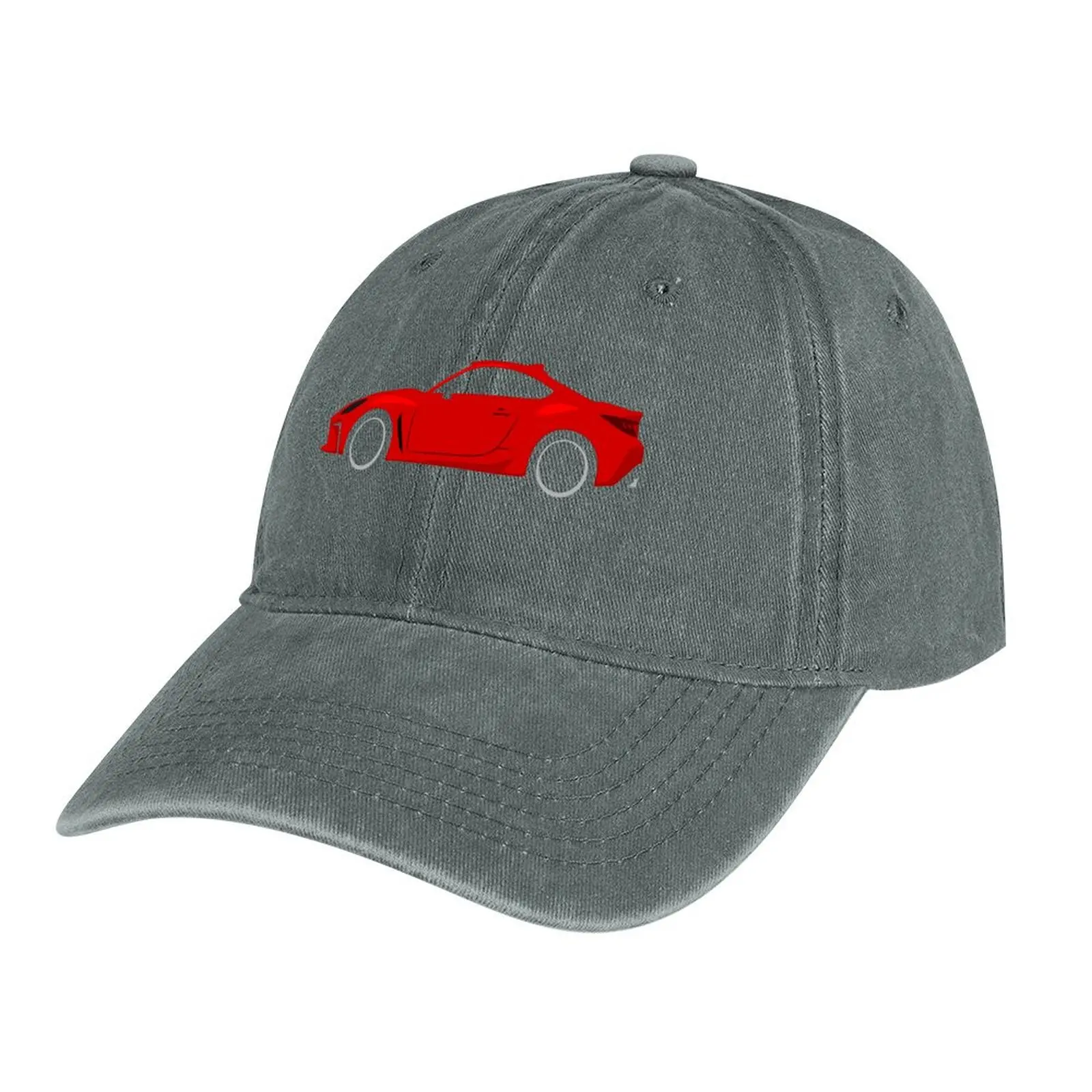 

GR86 in red Cowboy Hat Beach birthday Bobble Hat Elegant Women's Hats Men's
