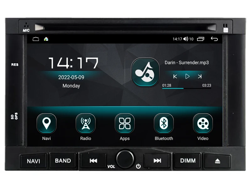 Cadre De Fasce D'autoradio 9 Pouces, Pour Citroën Berlingo Peugeot 3008 5008 Partner 2010 – 2017, Panneau De Tableau De Bord, Cordon D'alimentation, Garniture Canbus