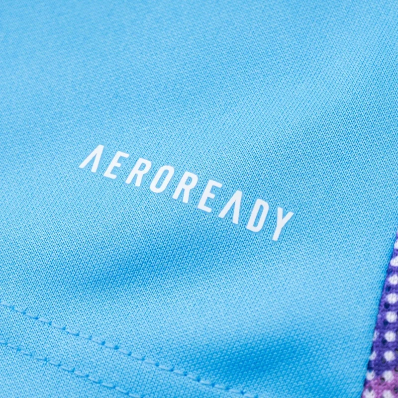 Adidas Soccer Jerseys Men Quick-dry Long-sleeved Zippered Fashionable Trendy Sportswear Training Suit Blue and Grey