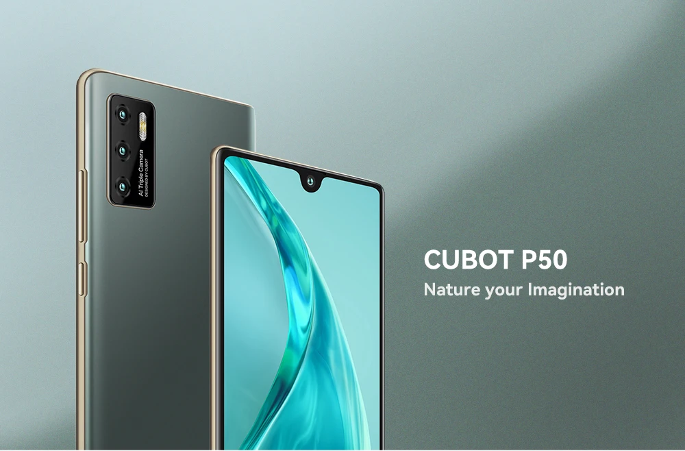 Cubot P50 6GB RAM 128GB ROM New Android Smartphone(2022) 4200mAh 6.2" Screen NFC 20MP Camera Mobile Phones celular best android cell phone on the market