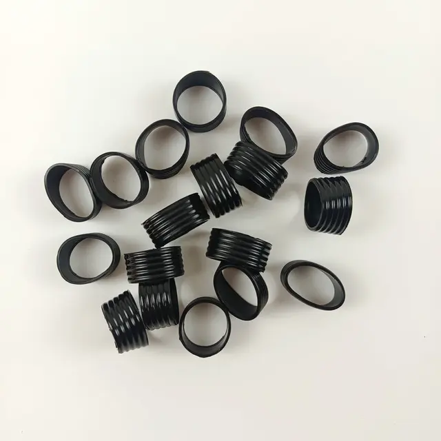 4pcs tennis racket badminton racket grip handle rubber small bundle ring absorbent sweat belt sealing fixing rubber ring 3
