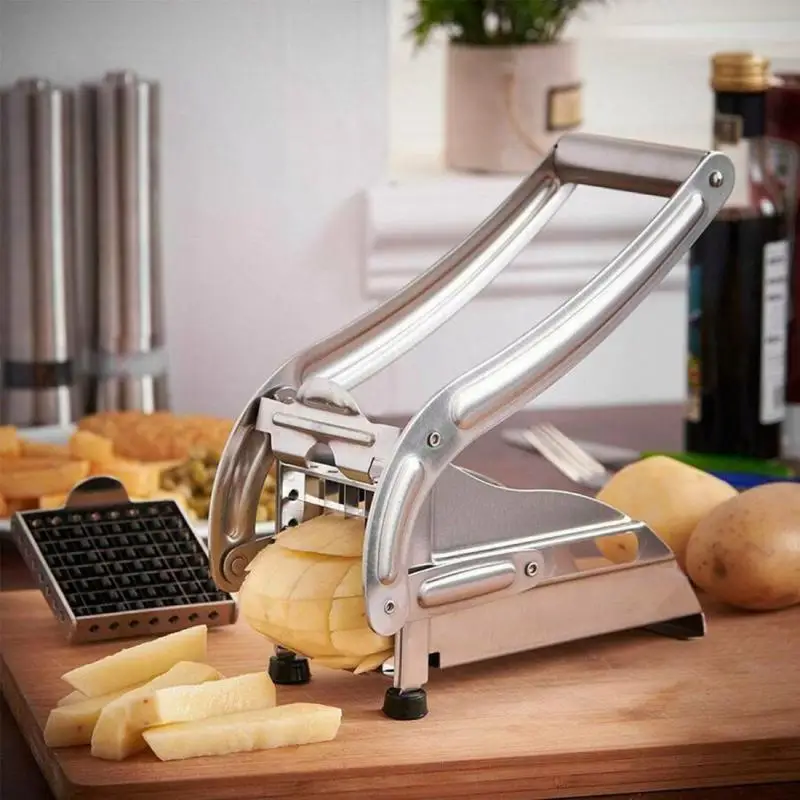 

Potato Cutter French Fries Cutting Machine Vegetable Tools Chipper Cucumber Multi Stainless Steel Potato Slicer Kitchen Gadgets