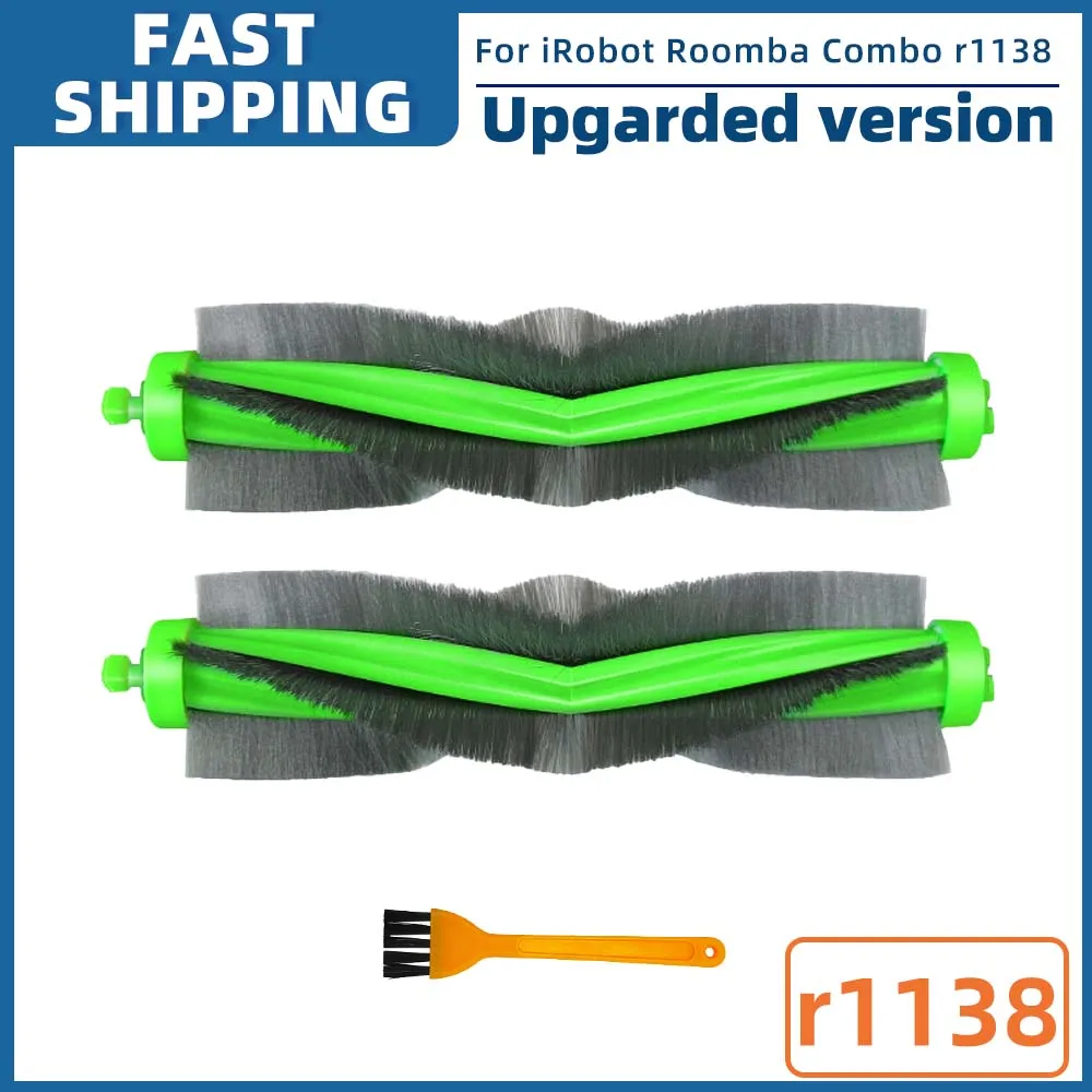 Brosse Principale, Brosse Latérale, Filtre HEPA, Chiffon de Nettoyage -  Compatible avec l'aspirateur iRobot Roomba Combo R113840 R1138 - Pièces