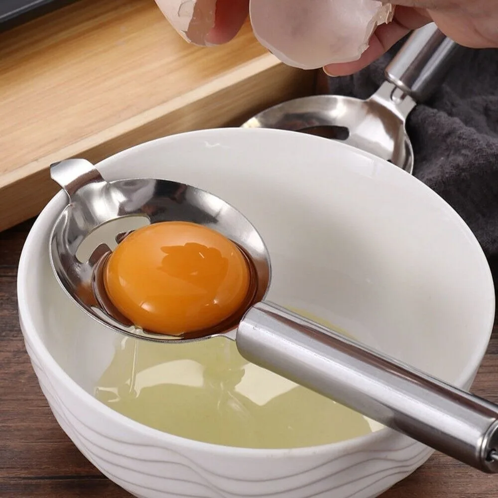Kitchen Tools Egg Liquid Separator Household Baking Gadgets Egg White Separator Tools Stainless Steel Eggs Yolk Filter