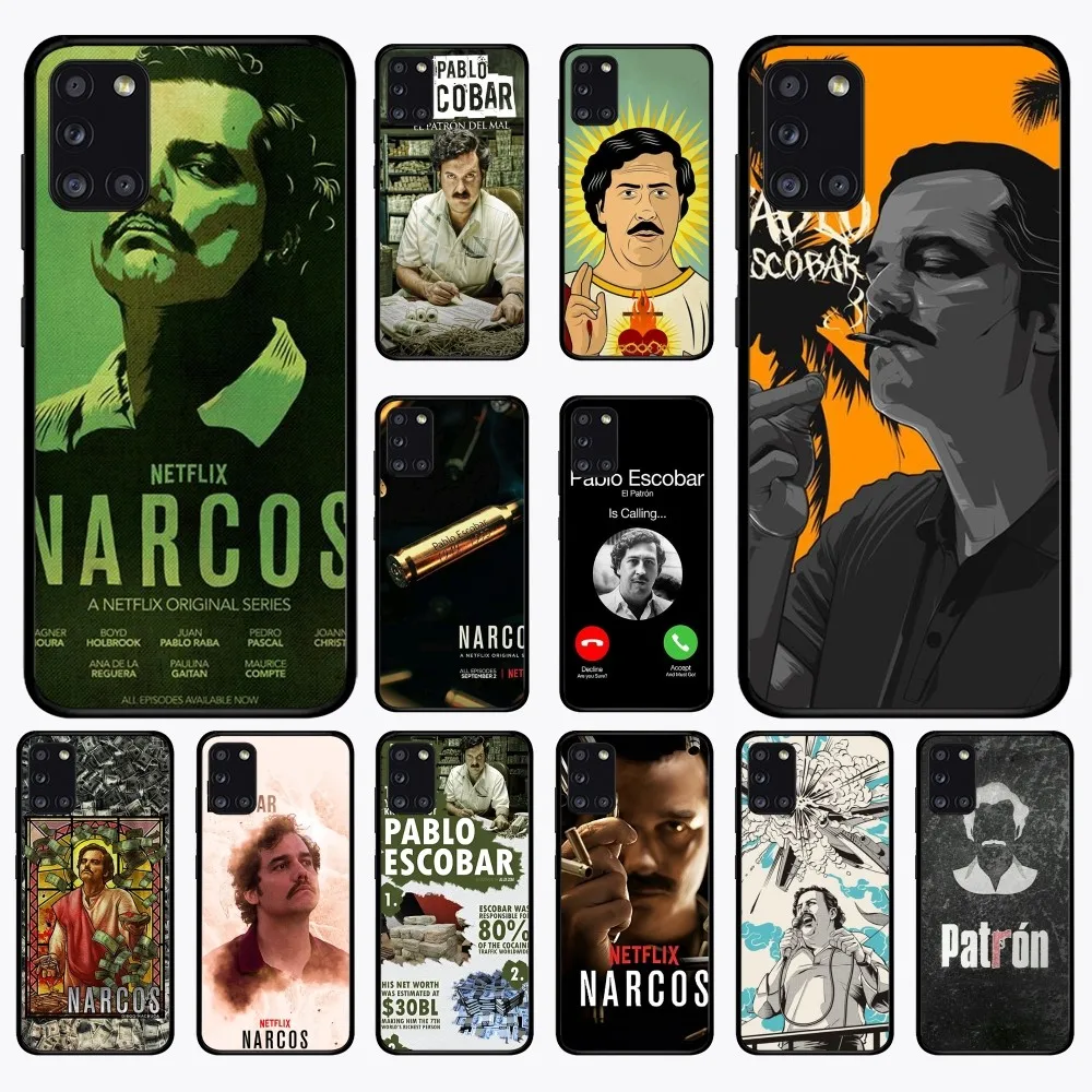 Narcos Tv Series Pablo Escobar Custodia Per Telefono Per Samsung A 10 11 12 13 20 21 22 30 31 32 40 51 52 53 70 71 72 73 91 13 Shell