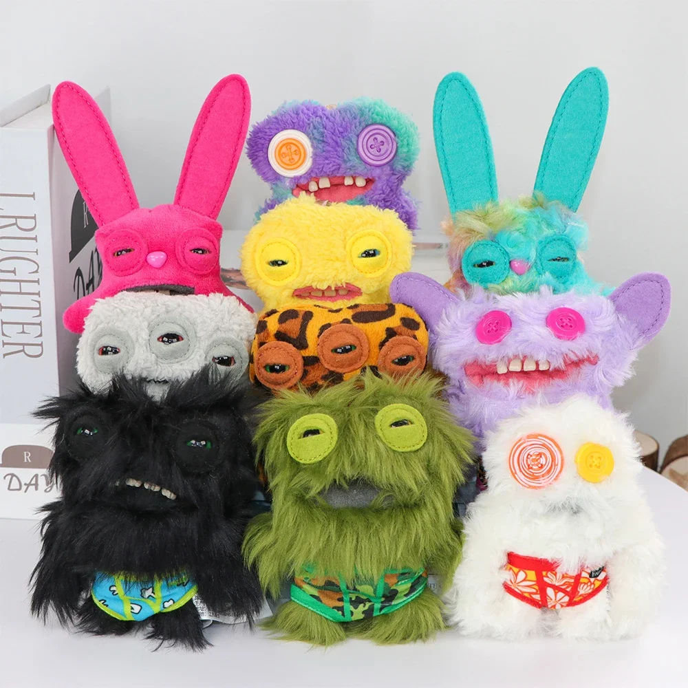 Monster Plush Toys Keychain Rabbits Stuffed Dolls Pendants Gifts 12CM