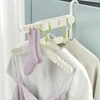Foldable Drying Rack 5 Holes Travel Portable Clothes Hanging Hotel Indoor Drying Rack Hanging Clothes Hook Hanging Hole Rack 5