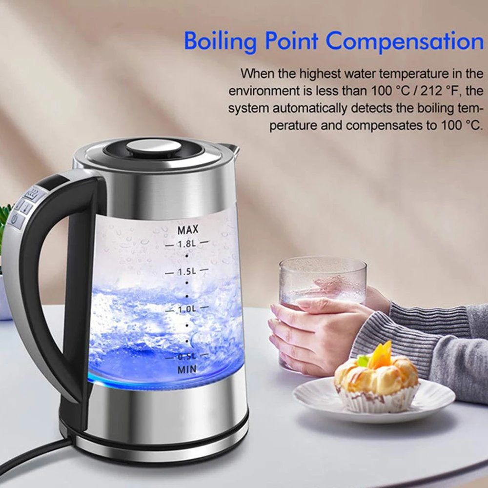 Morphy Richards Electric Kettle Temperature Adjustable Thermostatic  Insulation Water Boiler 1800W 1.5L For Home Kitchen - AliExpress