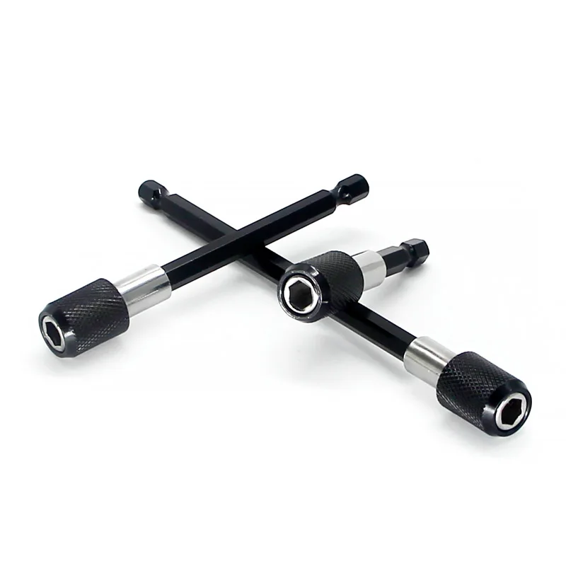 1/4 인치 육각 섕크 퀵 릴리스 스크루 드라이버 비트 홀더 연장 바 자기 비트 홀더 연장 60mm 100mm 150mm