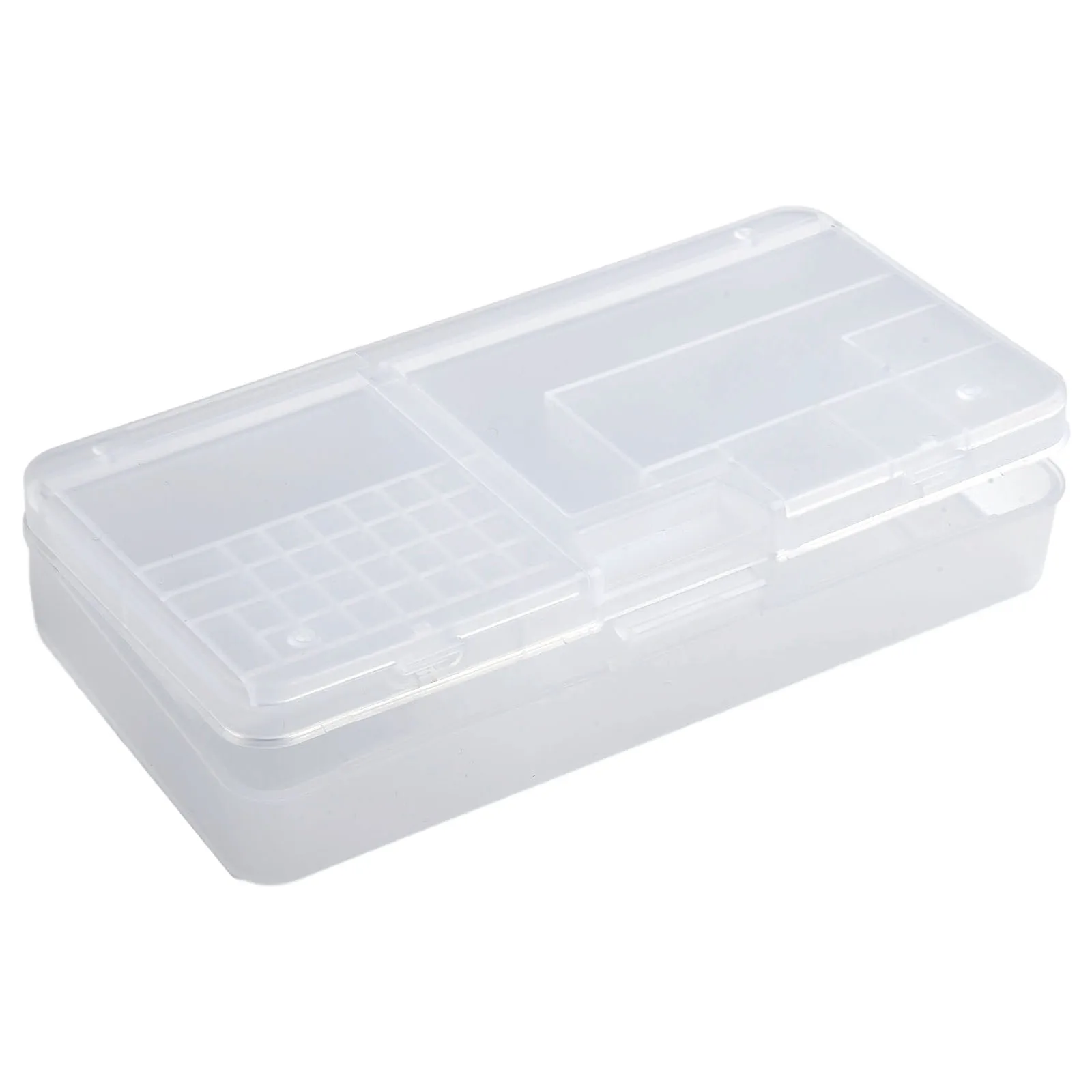 

Tackle Box Transparent Rectangle Plastic Storage Box Screw Holder Case Container Jewelry Storage Box Home Organizer