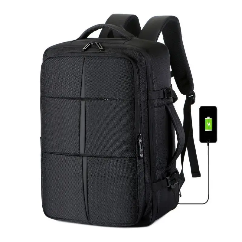 

Men's Large Capacity Extensible Business Backpack Multi-function USB Charging Travel Waterproof Expandable Computer Backpacks