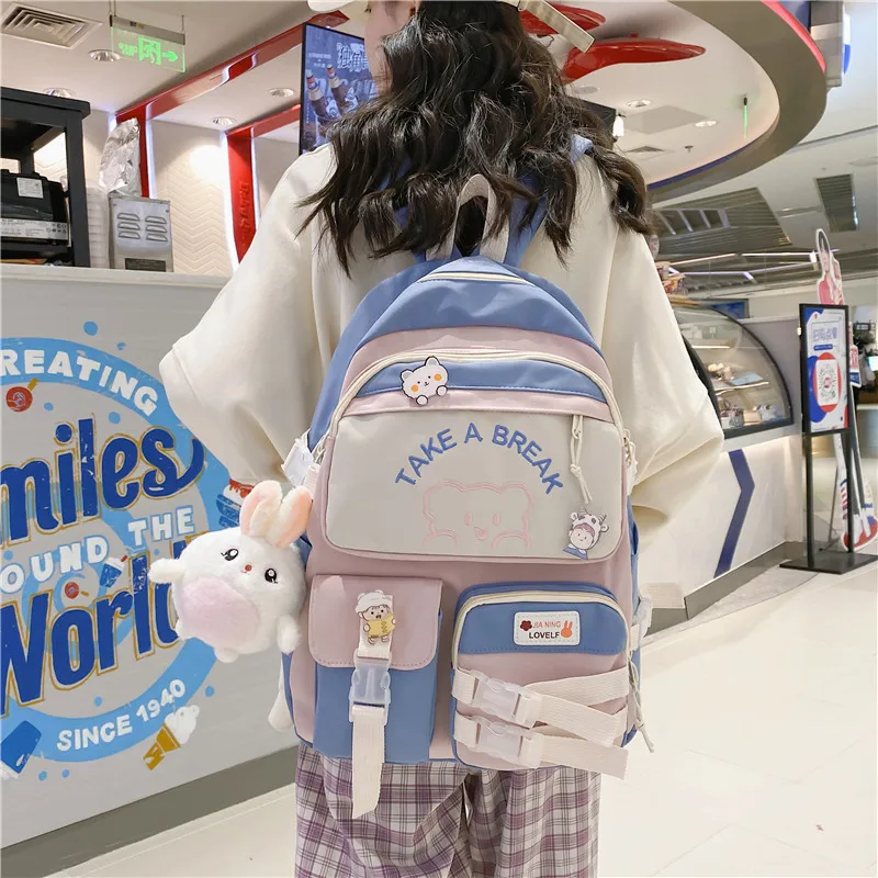 Kawaii Korea Bear Style Harajuku Pastel Backpack