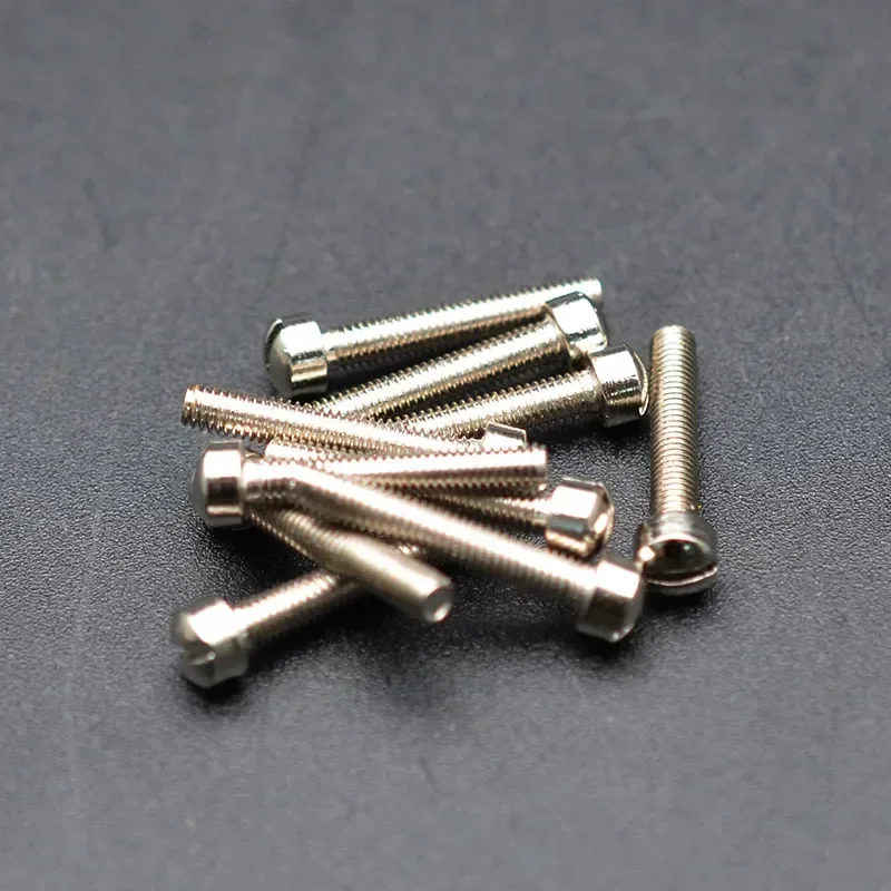 100pcs Electric Guitar Humbucker Pickup Polepiece Pole Screws 18mm Length 3mm Diameter