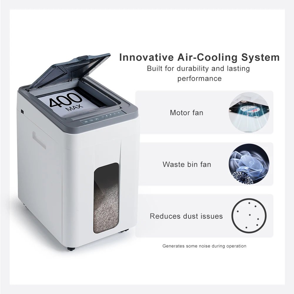 50L Auto Feed Paper Shredder: 400 Sheet P5 Micro Cut Machine Heavy Duty  Industrial Commercial Document Destroyer for Home Office - AliExpress, image size:1000x1000