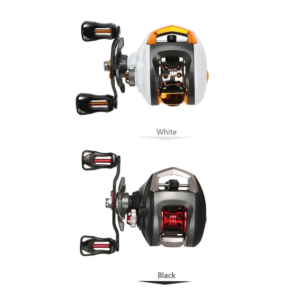 Neue lixada 12 1 Kugellager Bait casting Rollen fischen Fliegen Hochgeschwindigkeits-Angel rolle mit magnetischem Bremssystem 6.3: 1 Übersetzungs verhältnis – Detail 3