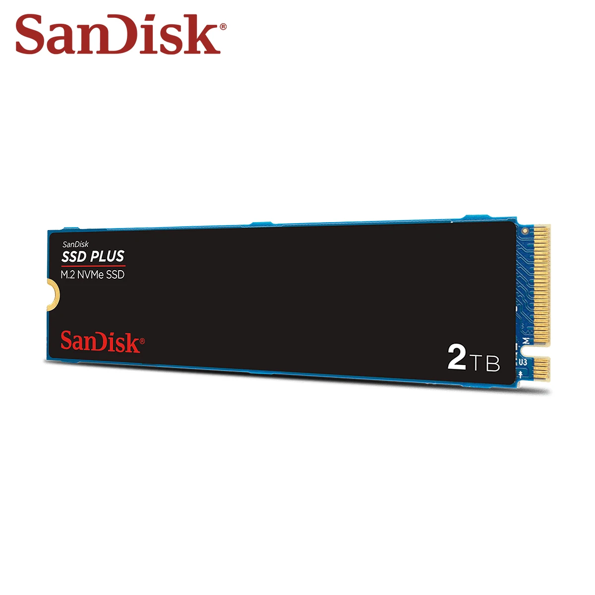 Original SanDisk Solid State Disk  SSD Plus M.2 SSD 250GB 500GB 1TB 2TB  NVMe M2 2280 PCIe Gen 3x4 Internal Solid State Drive