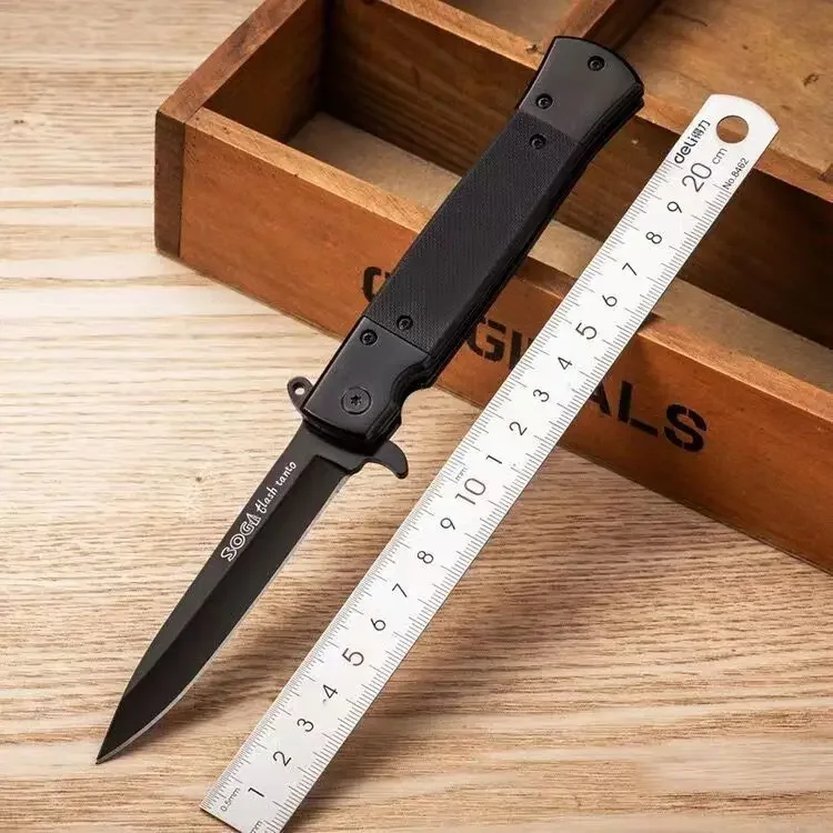 

Outdoor multifunctional high hardness folding knife SOG self-defense portable mini fishing field tool fruit knife