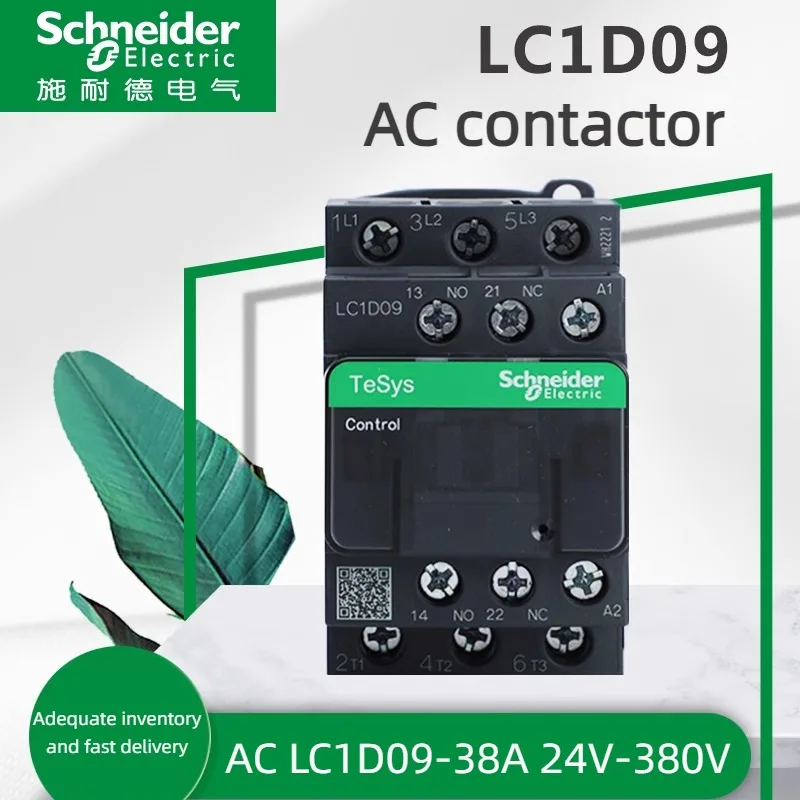Schneider Electric LP1K0910BD Leistungsschütz LP1K 3p, 1S, 4 KW, 9 A 400 V Ac3 Spule 24 V Dc