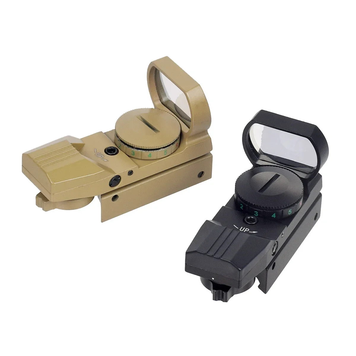 Red Dot Sight Tactical Holographic Red Dot Sight Scope 4 Reticle Collimator Optical Sight Riflescope Hunting Airsoft Optics 20mm Pictinny Rail