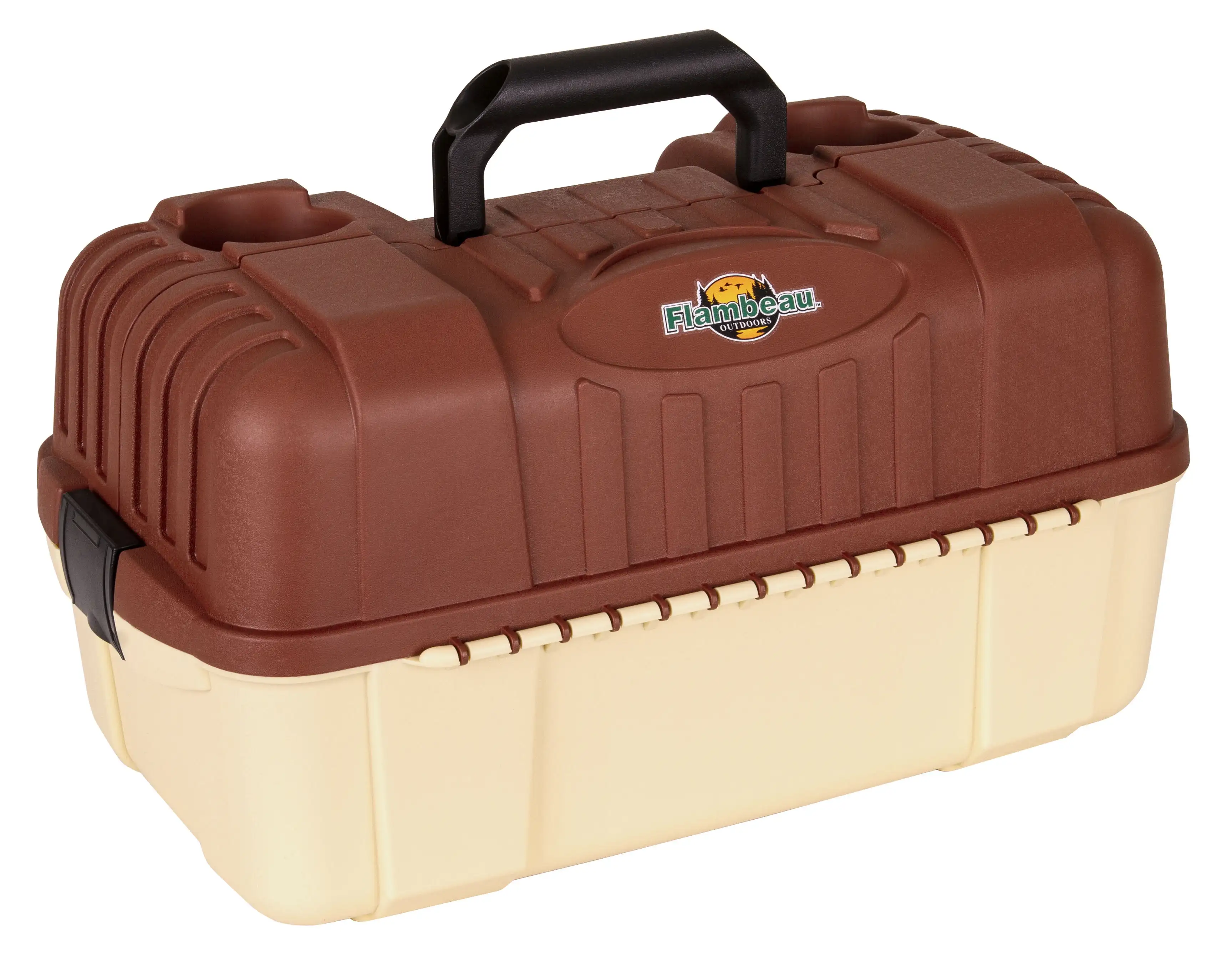 

Flambeau Outdoors, 7 Tray Hip Roof Tackle Box, 20 inches long, Plastic, Beige