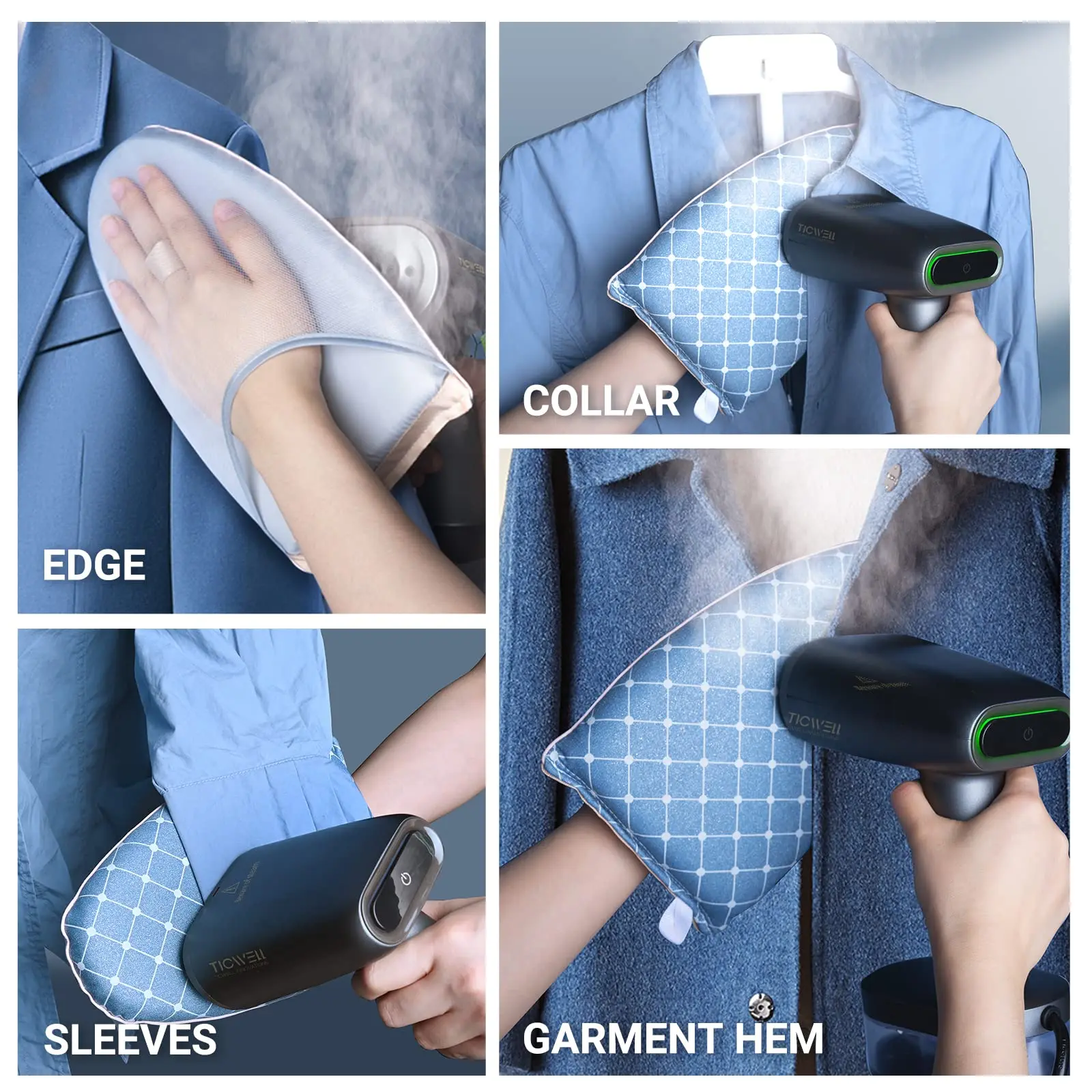 Guanto Anti Vapore Per Stiro - Resistente Al Calore Con Passante, Isola Mano Dal Vapore - Foto 3