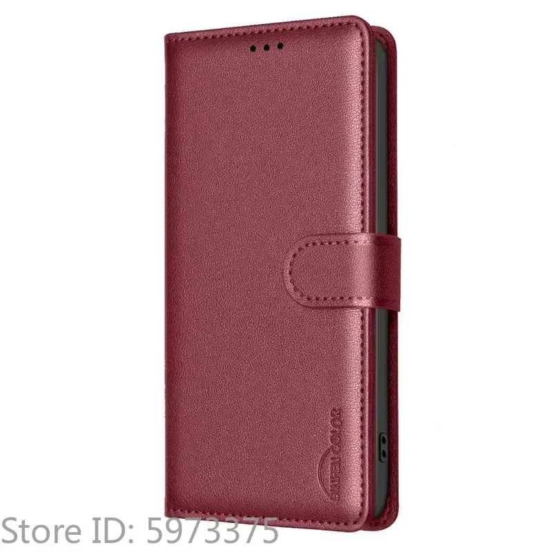 Elegant Leather Wallet Phone Case with Card Slot