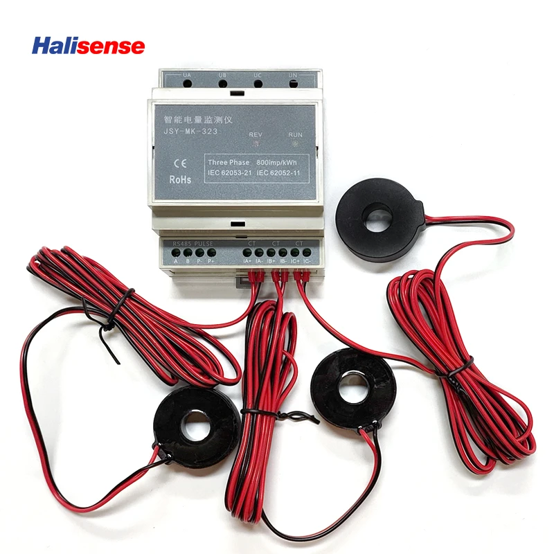Three Phase AC Power Meter RS485 Modbus Protocol Voltage Current Power Energy Ac