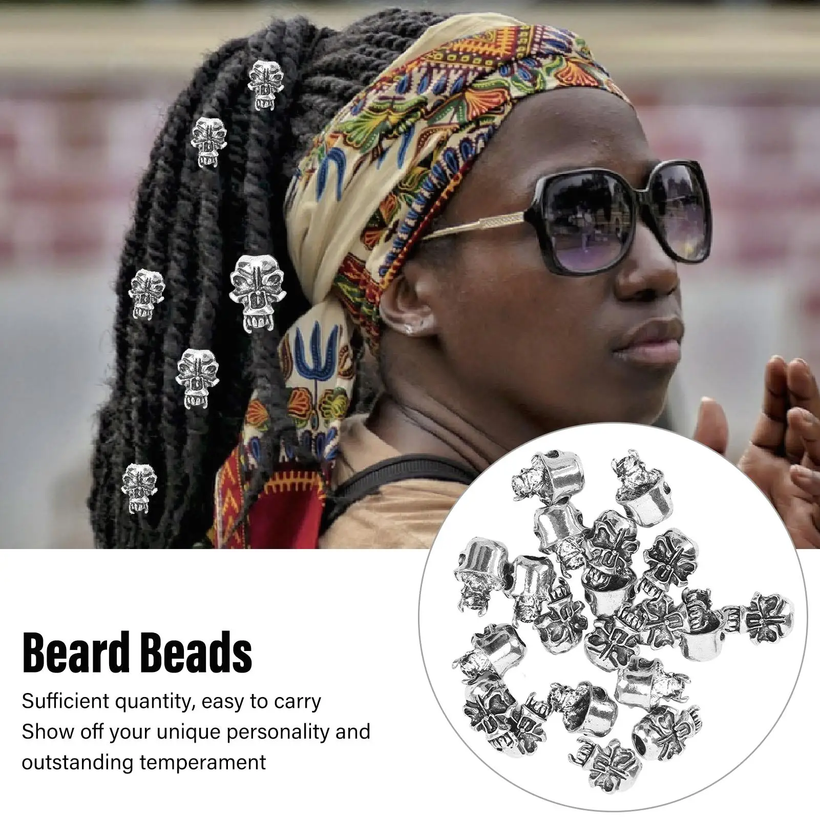 Рисунок 4 - Набор бусин для бороды для мужчин-стильные