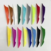 IBOUNFOX 4 Inch Carbon Arrow Turkey Feather Fletching Archery Arrow Fletches Right Wing Sting Shape Feather Vanes 50Pcs/lot 5
