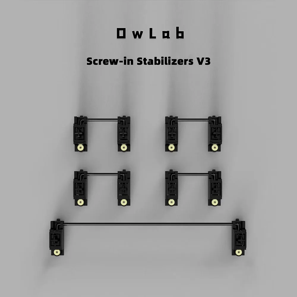 Owlab Owlstabs Screwin Stabilizers V3 PCB Mount Keycap Stabilisers