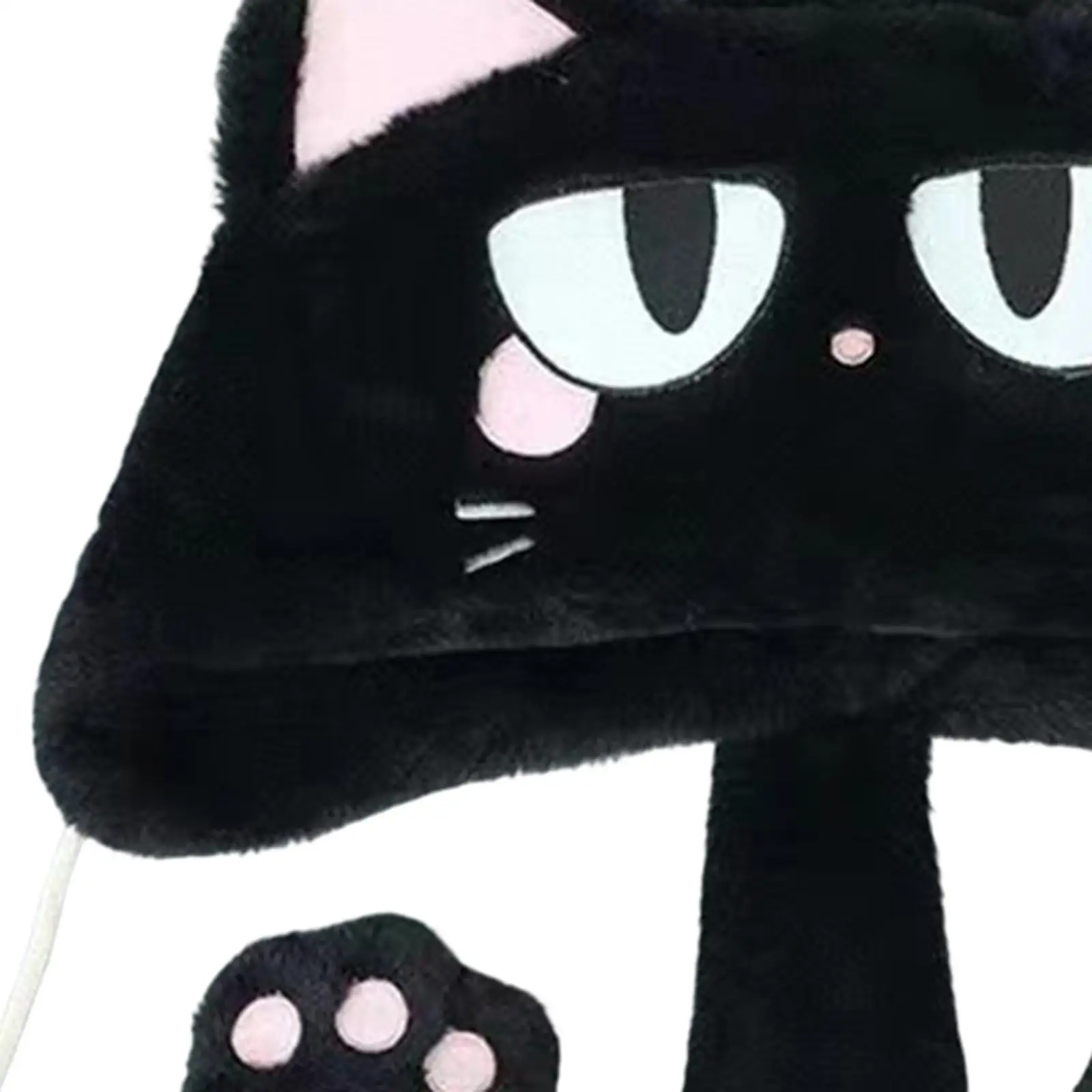 Anime Cosplay Hat Cute Cat Ear Hat Creative Photo Prop Soft Plush for Ball Festival Stage Performance Role Play Carnival