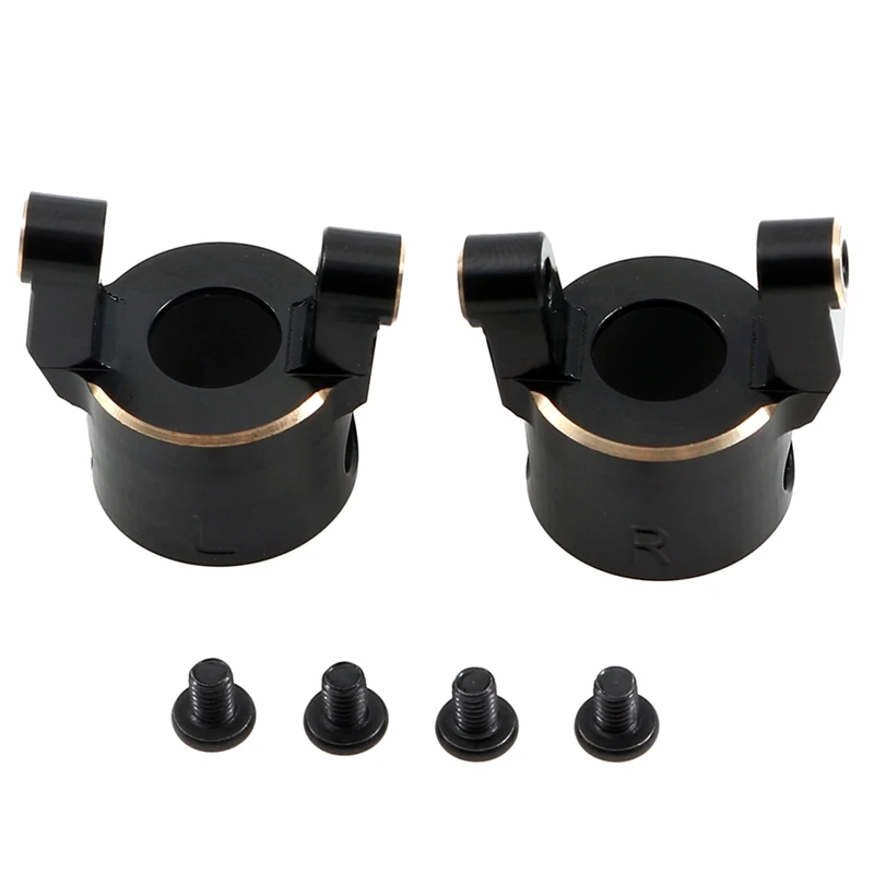 

Черный латунный передний C-образный носитель для Axial SCX10 PRO 1/10 RC Гусеничный автомобиль, обновленные детали