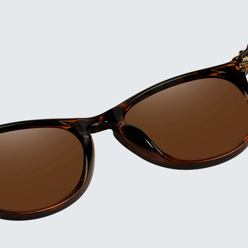Ravenisa Polarisierte Sonnenbrille für Damen, Markendesign, Rahmen, modische Sonnenbrille, Rosa, UV400 – Detail 12