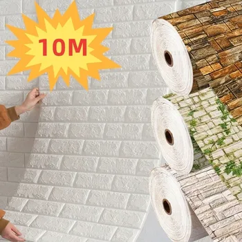 Retro 3D Brick Wall Sticker 1