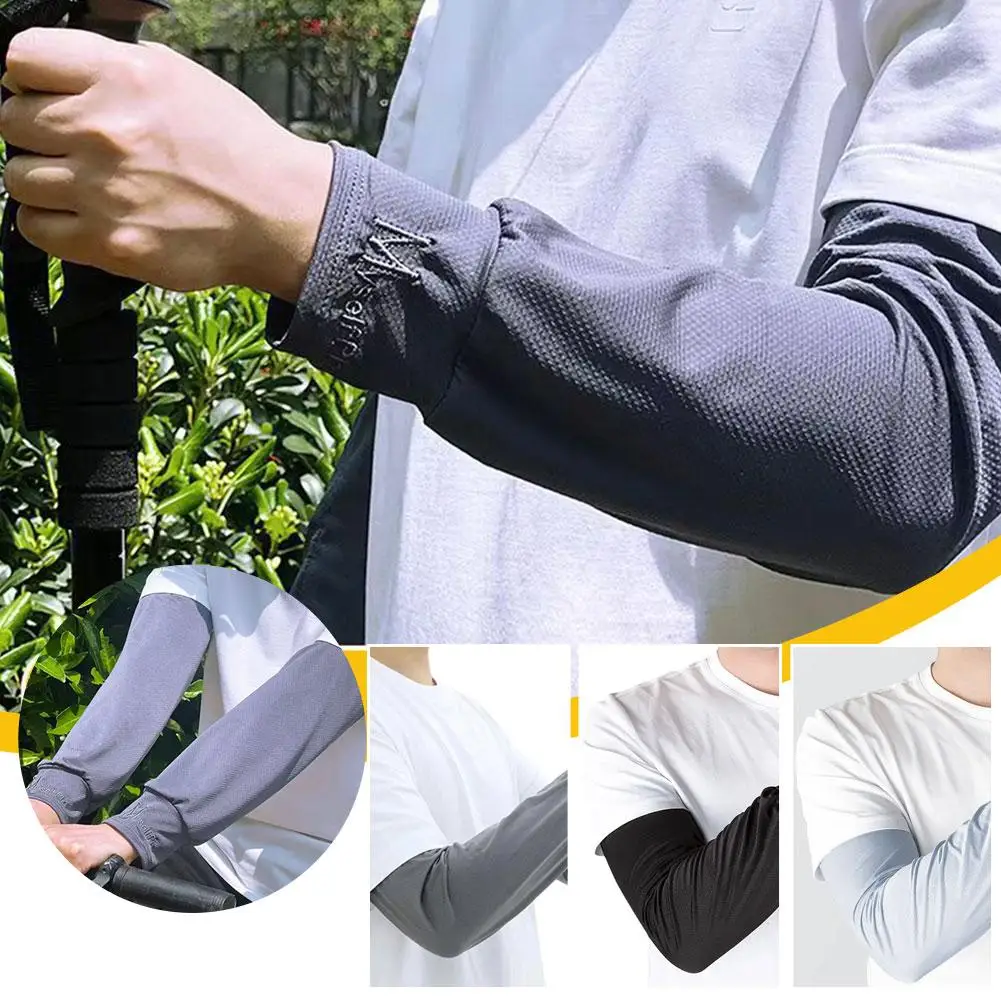 Men's Outdoor Sun Protection Breathable Arm Sleeves