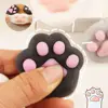 Soft Sensory Toy Mini Cat Paw Squeeze Toy Silicone Fidget Toy Cartoon Fidget Toy TPR 3D Pinch Decompression Toy Children 2