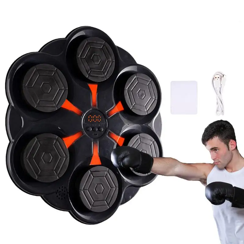 Music Boxing Toys Smart Bluetoot Wall Mounted Music Boxing Trainer Gym Home For Adults Kids Target Punching Equipment