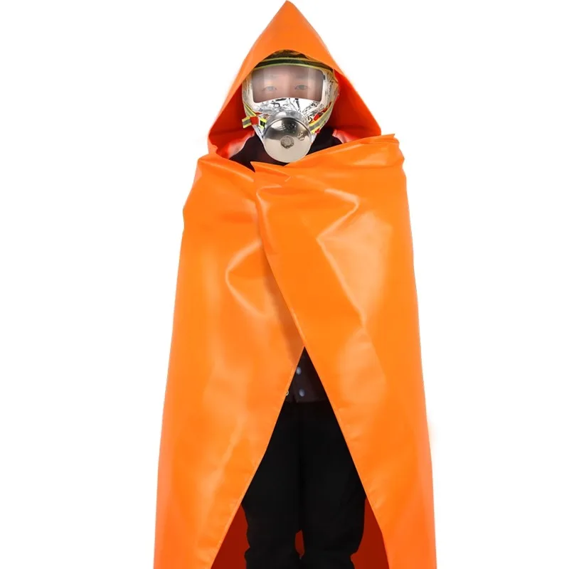 Flame Retardant Cloak Emergency Survival Fire Blanket Double-layer Fireproof Cloak Full Body Protection Heat Insulation Home