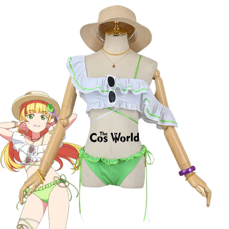Love Live Liella Sunny Ocean Shibuya Kanon Tang Keke Arashi Chisato Heanna Sumire Swimwear Swimsuit Anime Cosplay Costumes Liella Ocean Cosplay Swimwear Set 21